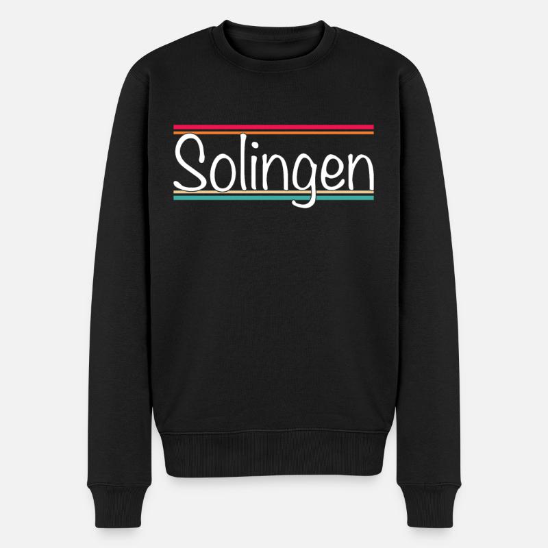 Solingen - Pull Premium bio Homme - noir
