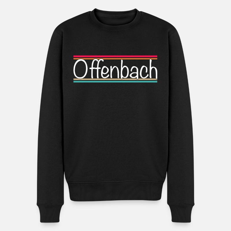 Offenbach - Pull Premium bio Homme - noir
