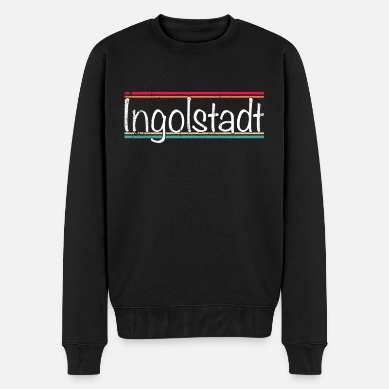 Ingolstadt - Männer Premium Bio Pullover - Schwarz
