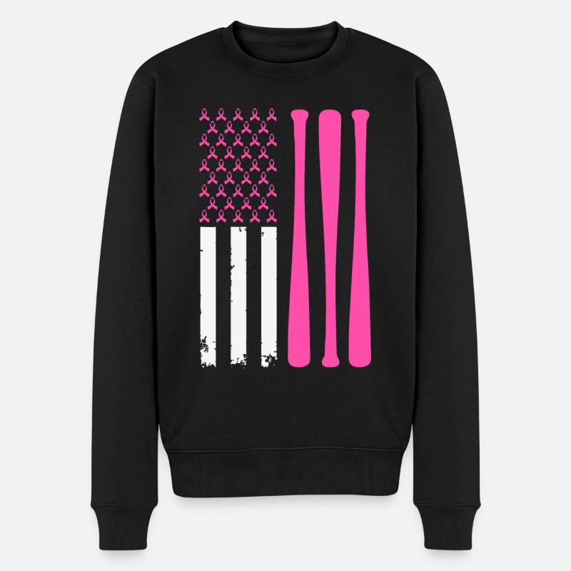 Sports de baseball américain - Pull Premium bio Homme - noir