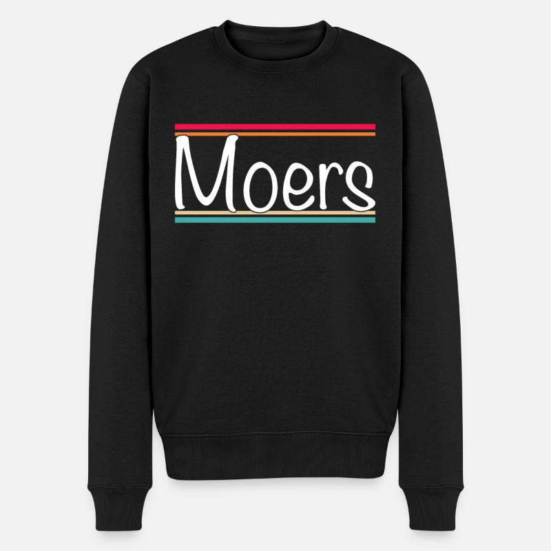 Moers - Pull Premium bio Homme - noir