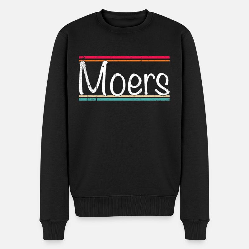 Moers - Pull Premium bio Homme - noir