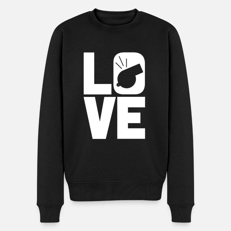 Arbitre d’amour - Pull Premium bio Homme - noir