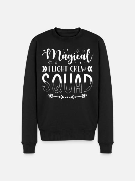Boardpersonal Gruppe Flight Crew Squad - Männer Premium Bio Pullover - Schwarz