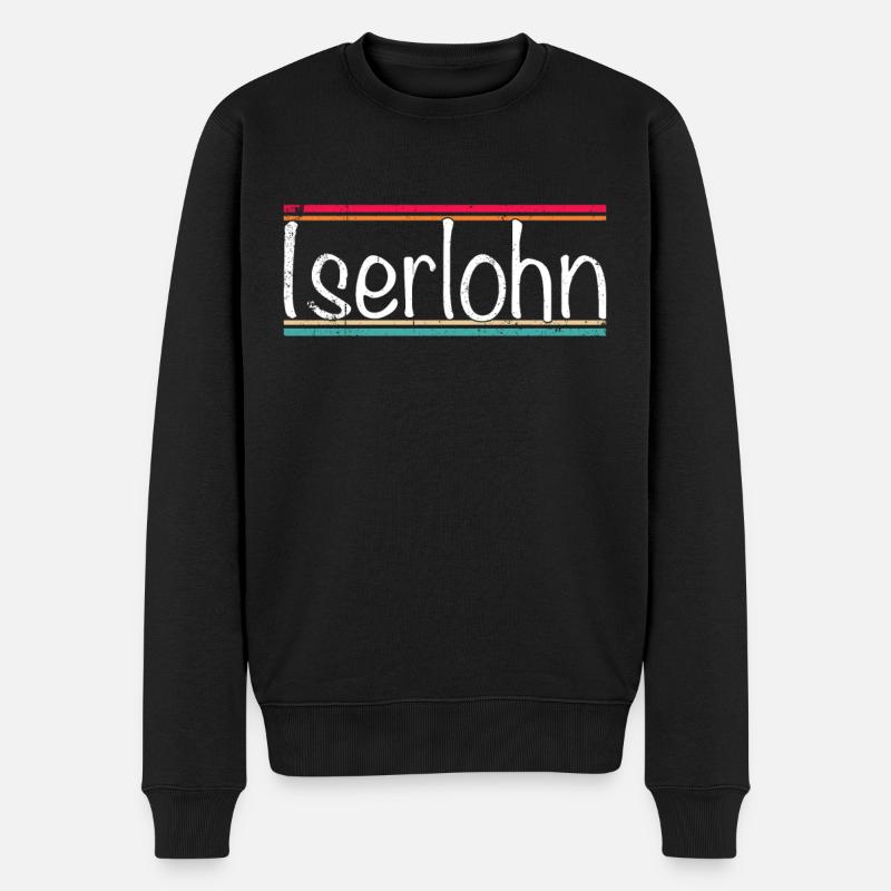 Iserlohn - Pull Premium bio Homme - noir