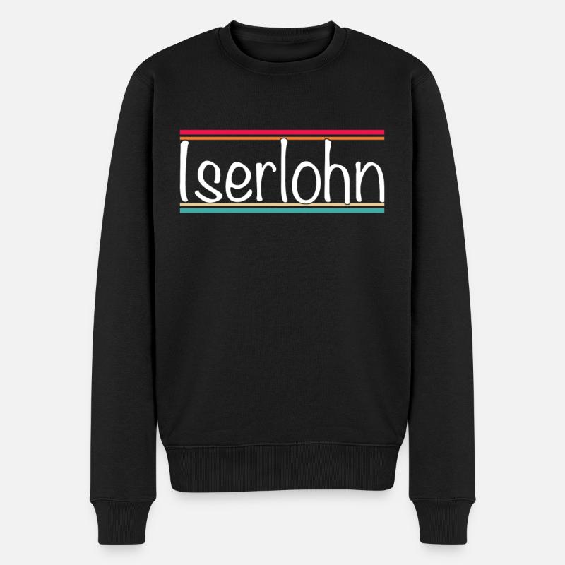 Iserlohn - Pull Premium bio Homme - noir