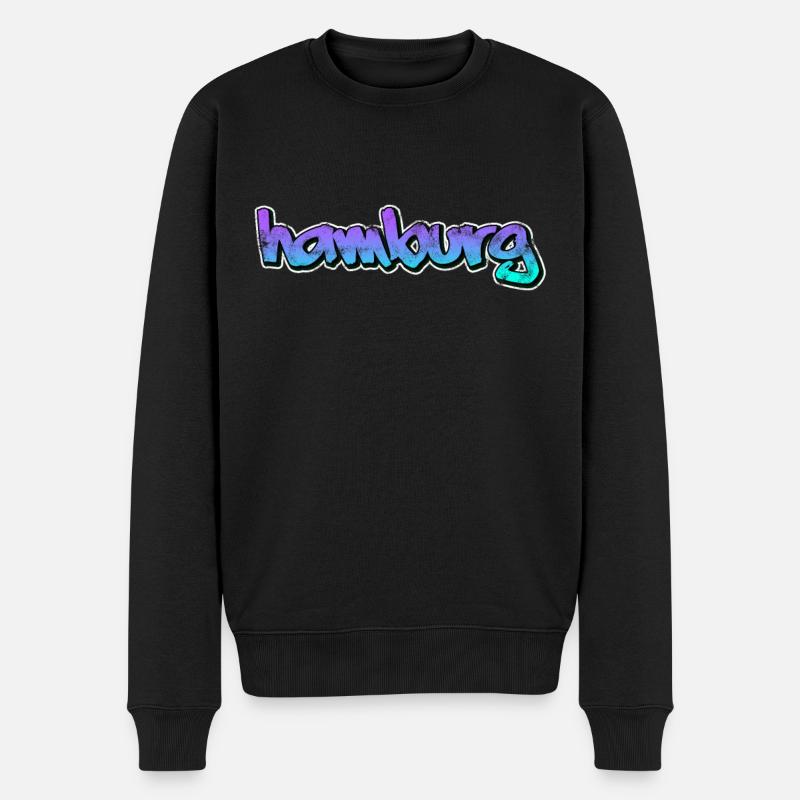 Hambourg - Pull Premium bio Homme - noir