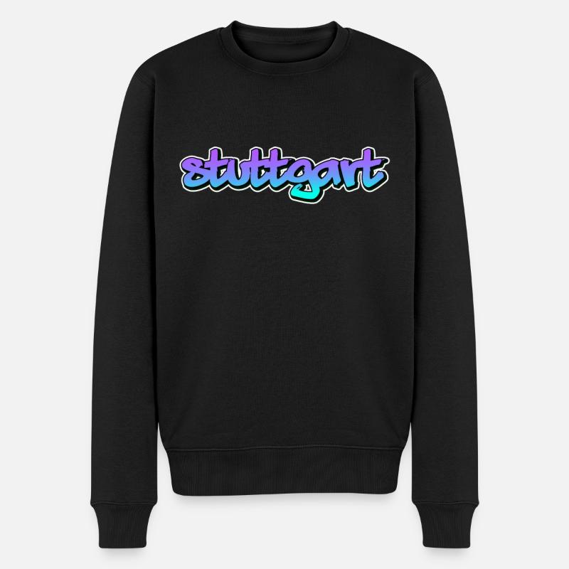 Stuttgart - Pull Premium bio Homme - noir