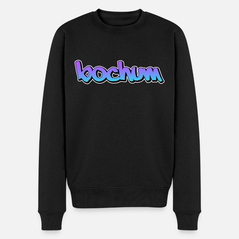 Bochum - Pull Premium bio Homme - noir