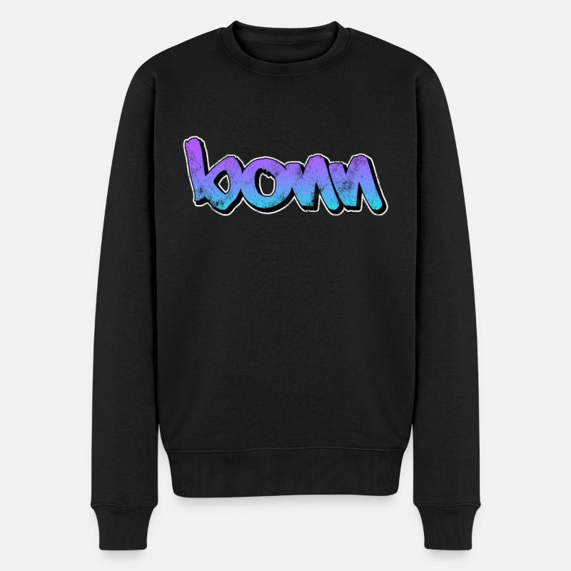 Bonn - Männer Premium Bio Pullover - Schwarz