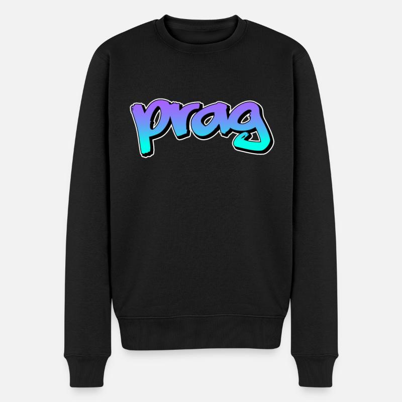 Prague - Pull Premium bio Homme - noir