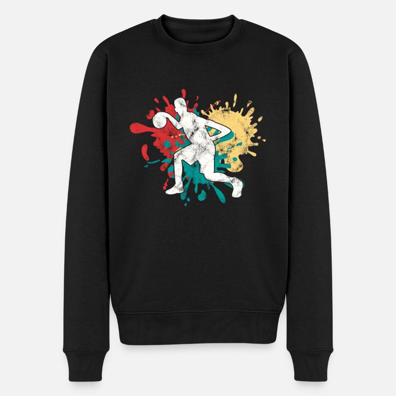 Basket-ball - Pull Premium bio Homme - noir