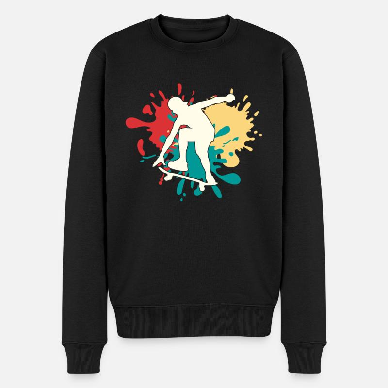 Patineur - Pull Premium bio Homme - noir