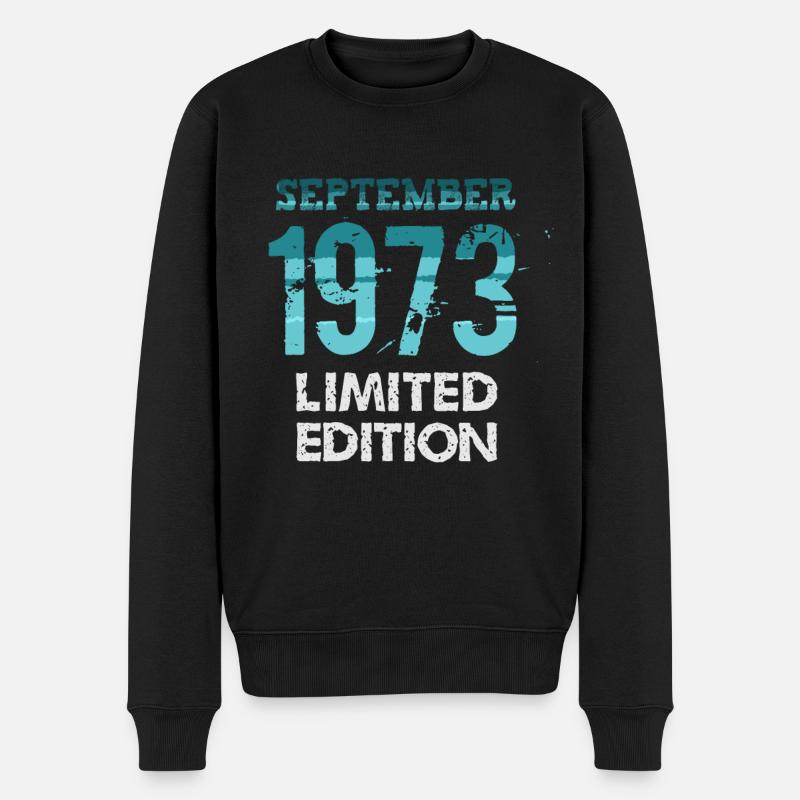 Septembre 1973 Édition Limitée - Pull Premium bio Homme - noir