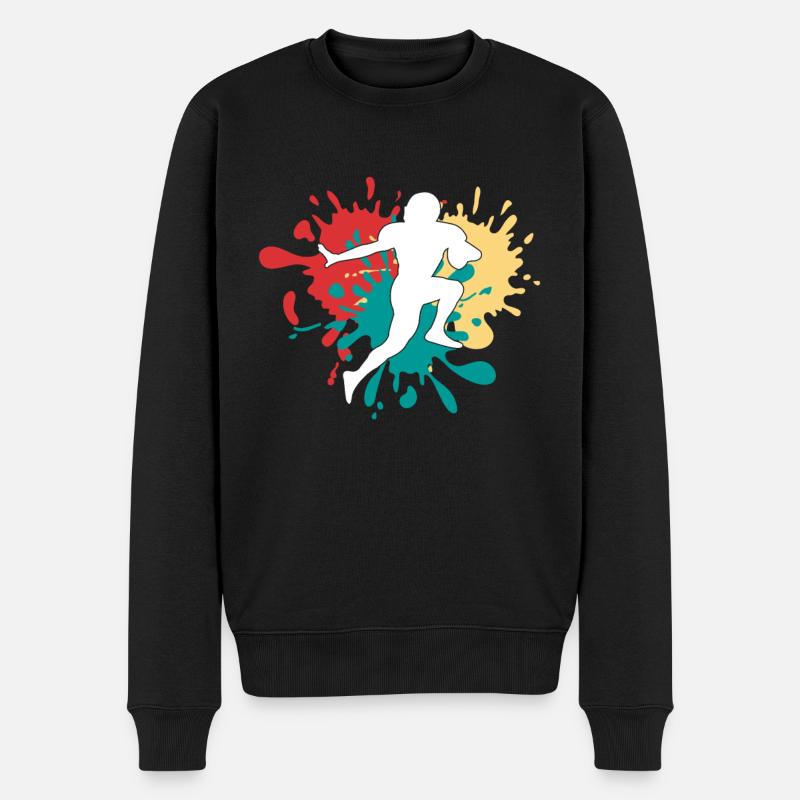 Football américain - Pull Premium bio Homme - noir