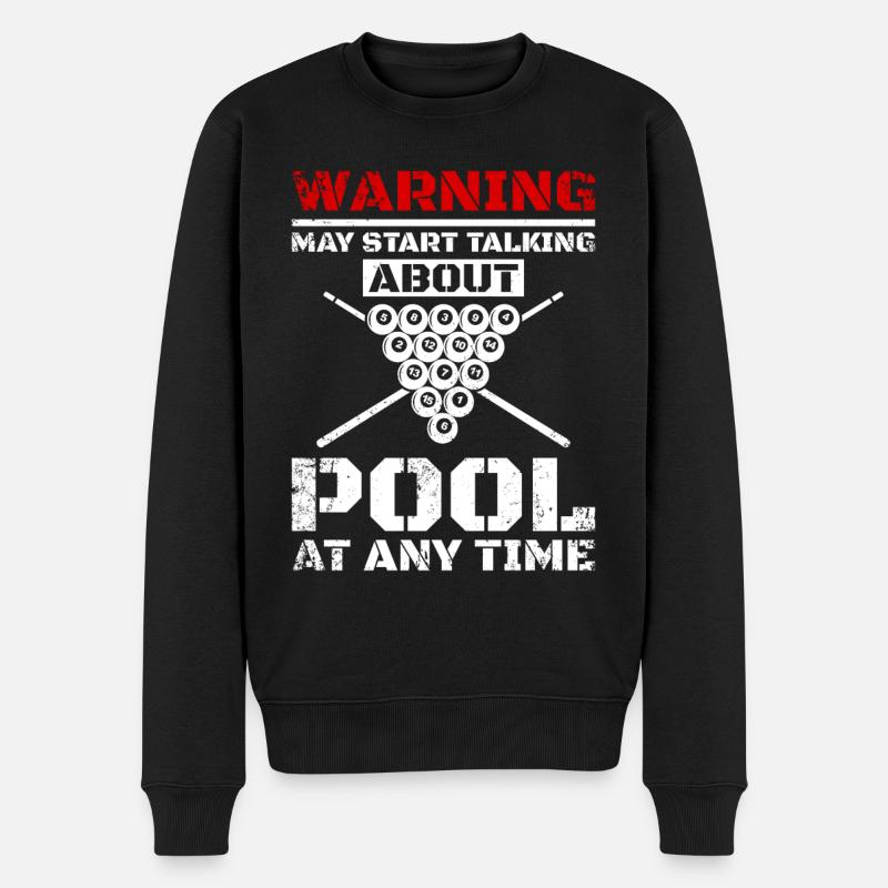 Parler de billard - Pull Premium bio Homme - noir