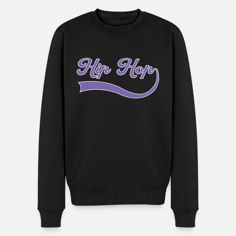 Lettrage Hip Hop - Pull Premium bio Homme - noir