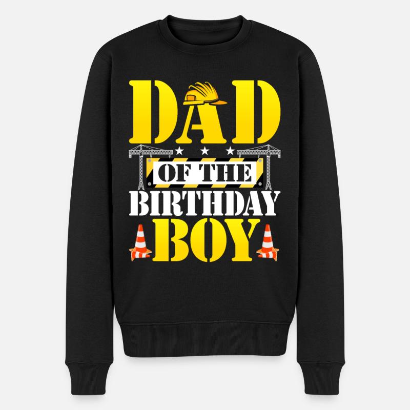 Papa du garçon d’anniversaire - Pull Premium bio Homme - noir