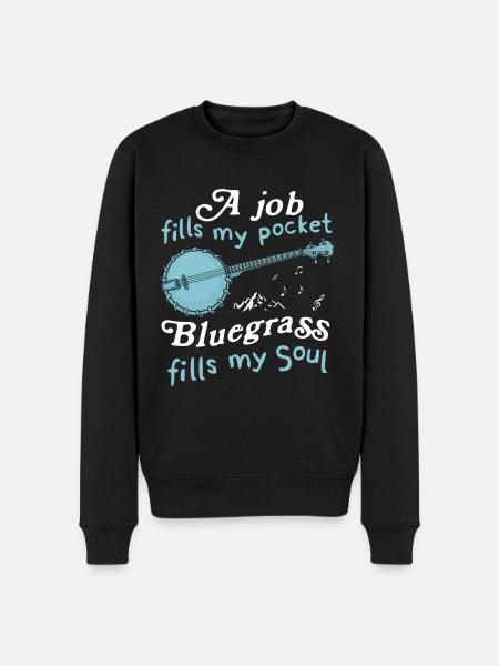 Banjo - Männer Premium Bio Pullover - Schwarz