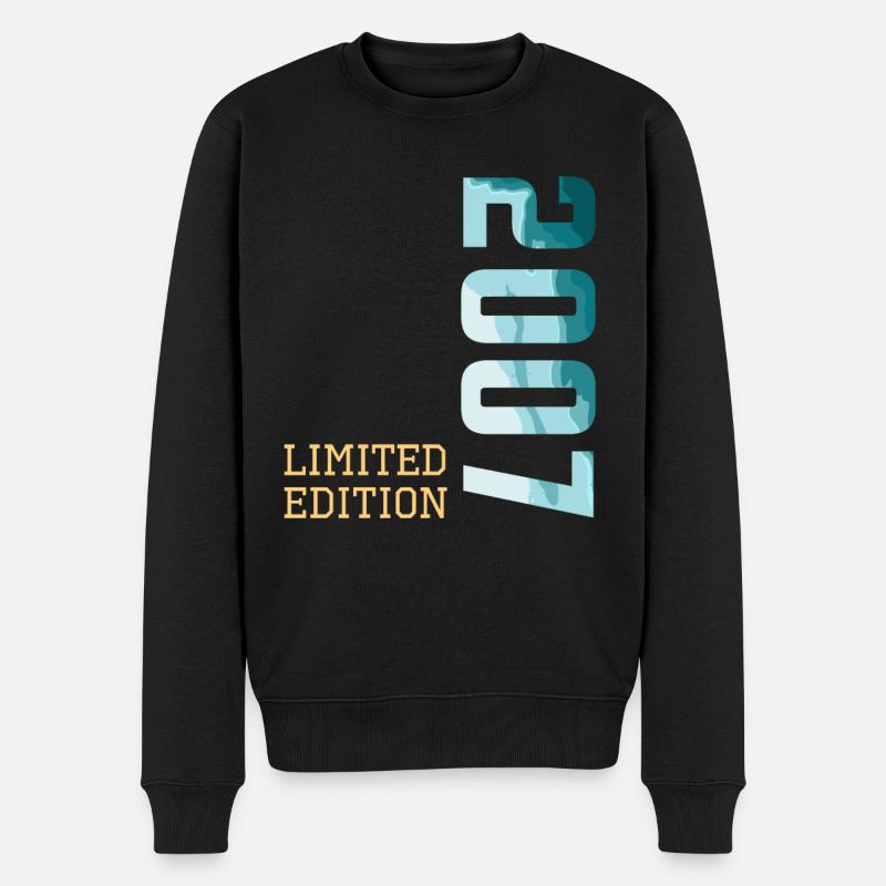 2007 Limited Edition - Männer Premium Bio Pullover - Schwarz