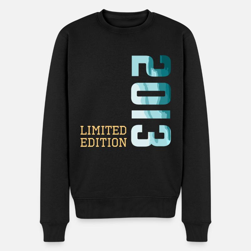 2013 Limited Edition - Männer Premium Bio Pullover - Schwarz