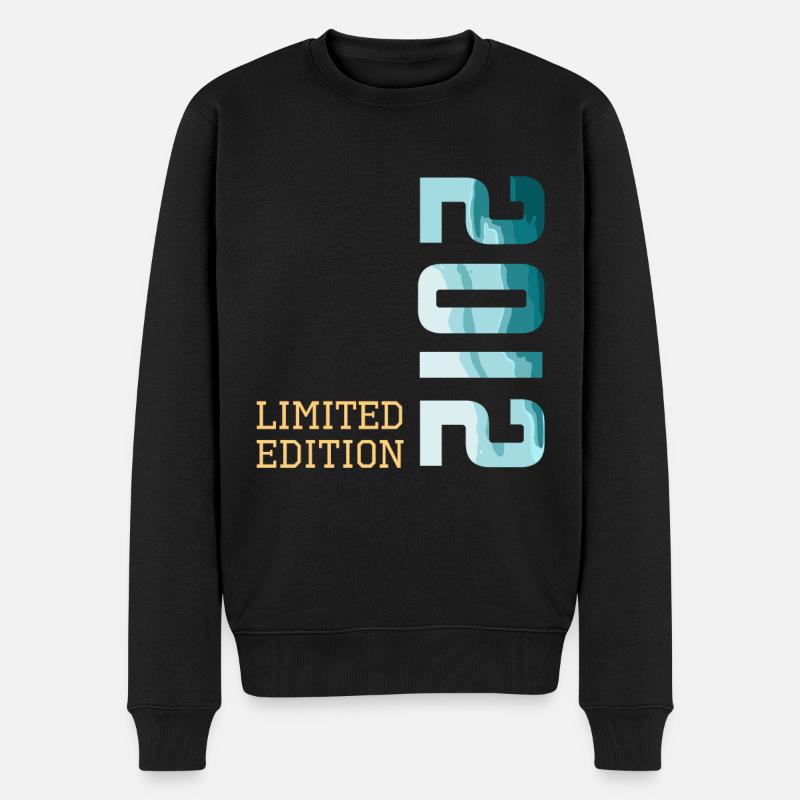 2012 Limited Edition - Männer Premium Bio Pullover - Schwarz