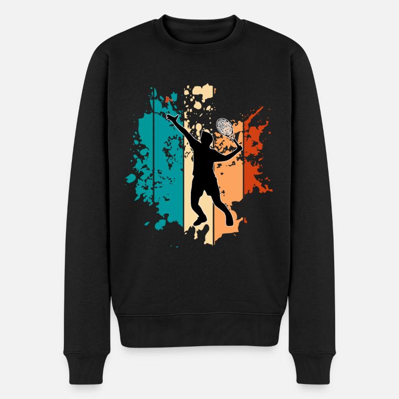 Badminton Sport - Pull Premium bio Homme - noir