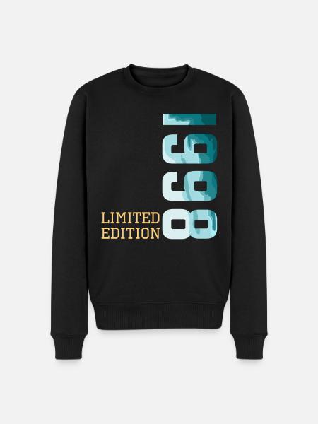 1998 Limited Edition - Men's Premium Organic Jumper - black