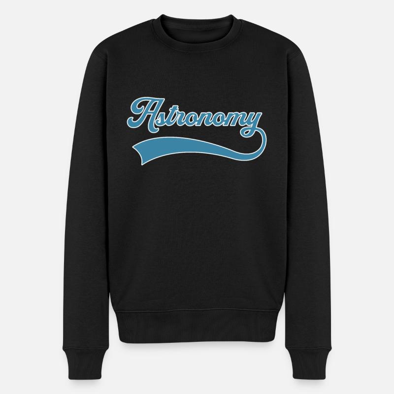 Lettrage astronomique - Pull Premium bio Homme - noir
