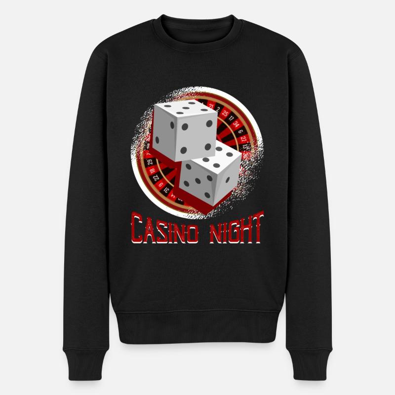 Poker Gambling Dice Money - Pull Premium bio Homme - noir