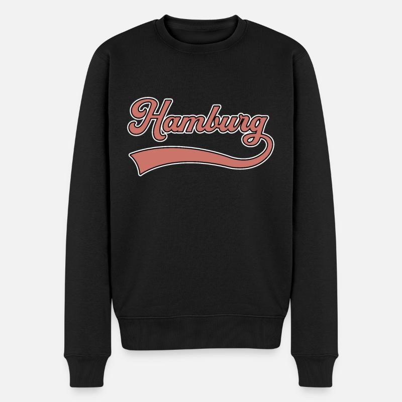 Lettrage de Hambourg - Pull Premium bio Homme - noir