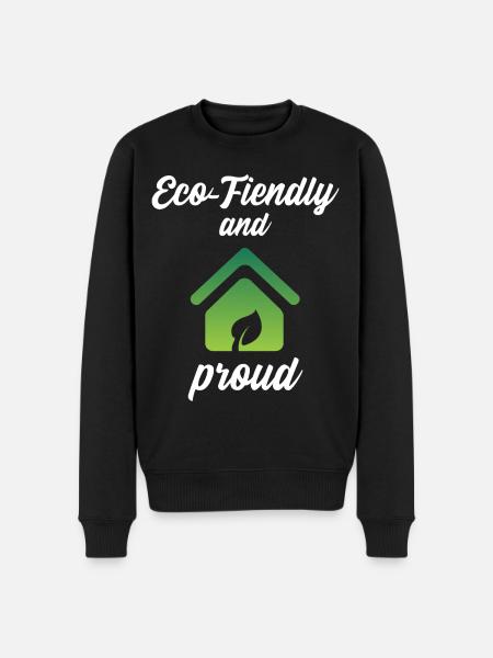 Eco-Friendly and Proud - Men's Premium Organic Jumper - black