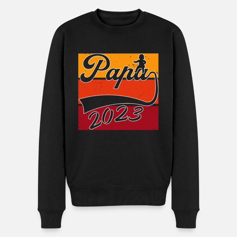 Papa 2023 - Pull Premium bio Homme - noir