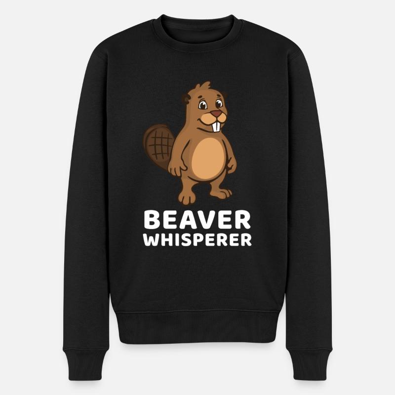 Beaver Whisperer - Pull Premium bio Homme - noir