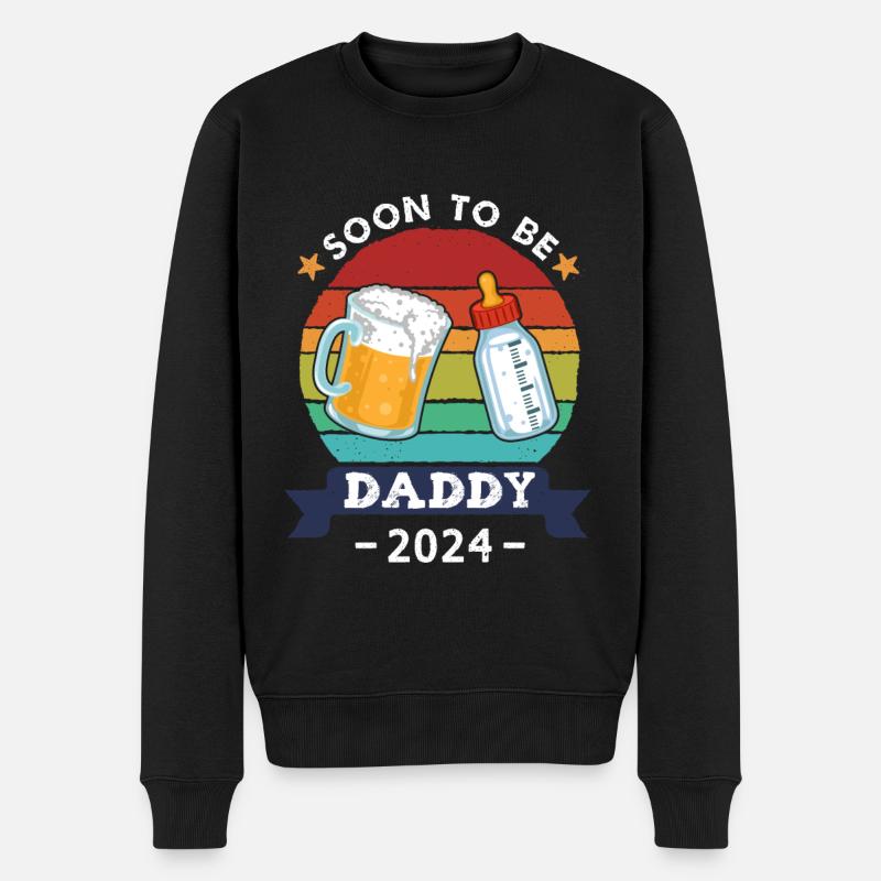 Bientôt papa 2024 - Pull Premium bio Homme - noir
