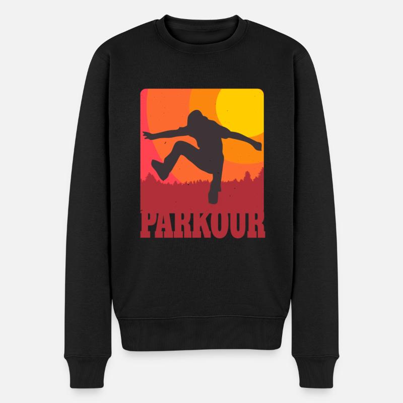 Parkour Urban Freerunning Retro Freerunner - Pull Premium bio Homme - noir