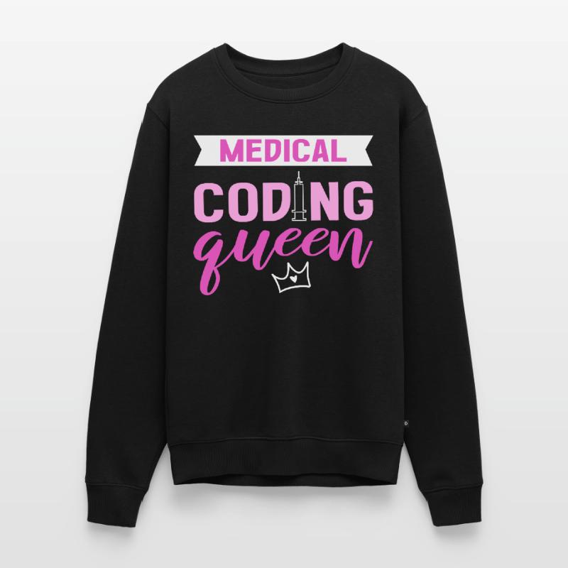 Medical Coding Queen Clinical Coder Medical Coder Men's Premium Organic Jumper