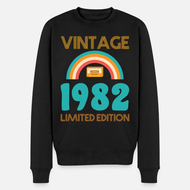 Rétro Classique 1982 - Pull Premium bio Homme - noir