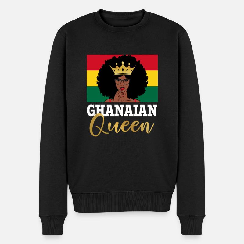 Fille ghanéenne, Ghana - Pull Premium bio Homme - noir