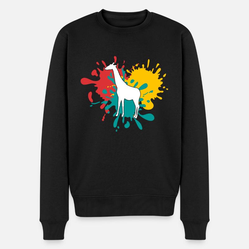 Girafe - Pull Premium bio Homme - noir