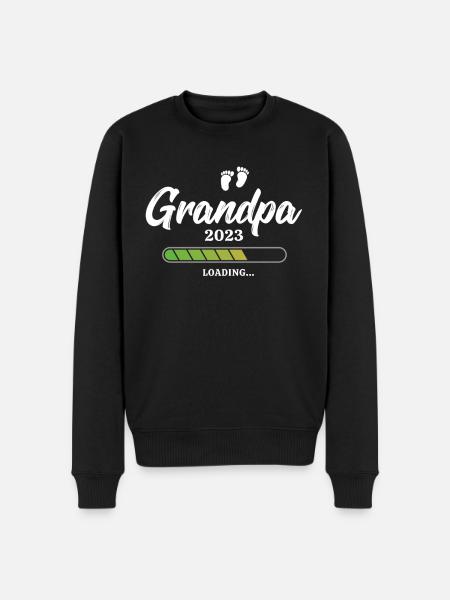 Grandpa Loading 2023 - Men's Premium Organic Jumper - black