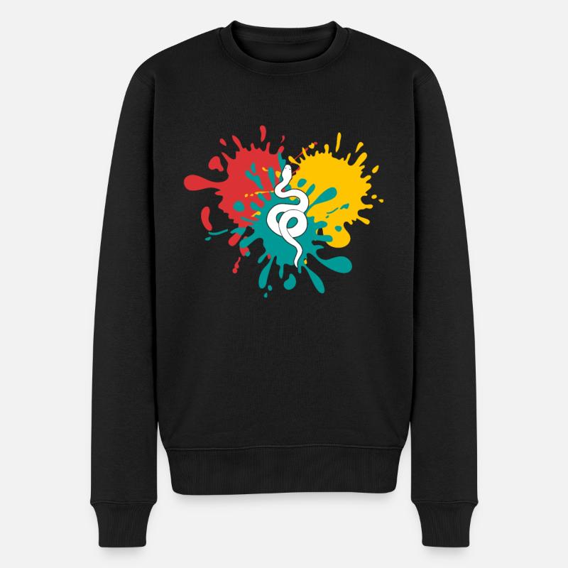 Serpent - Pull Premium bio Homme - noir