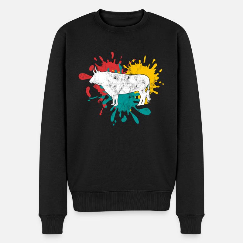 Taureau - Pull Premium bio Homme - noir