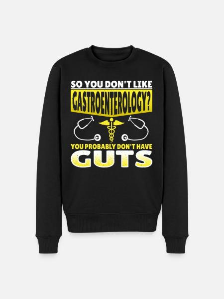 Gastroenterologi Gastroenterolog - Ekologisk premiumtröja herr - svart