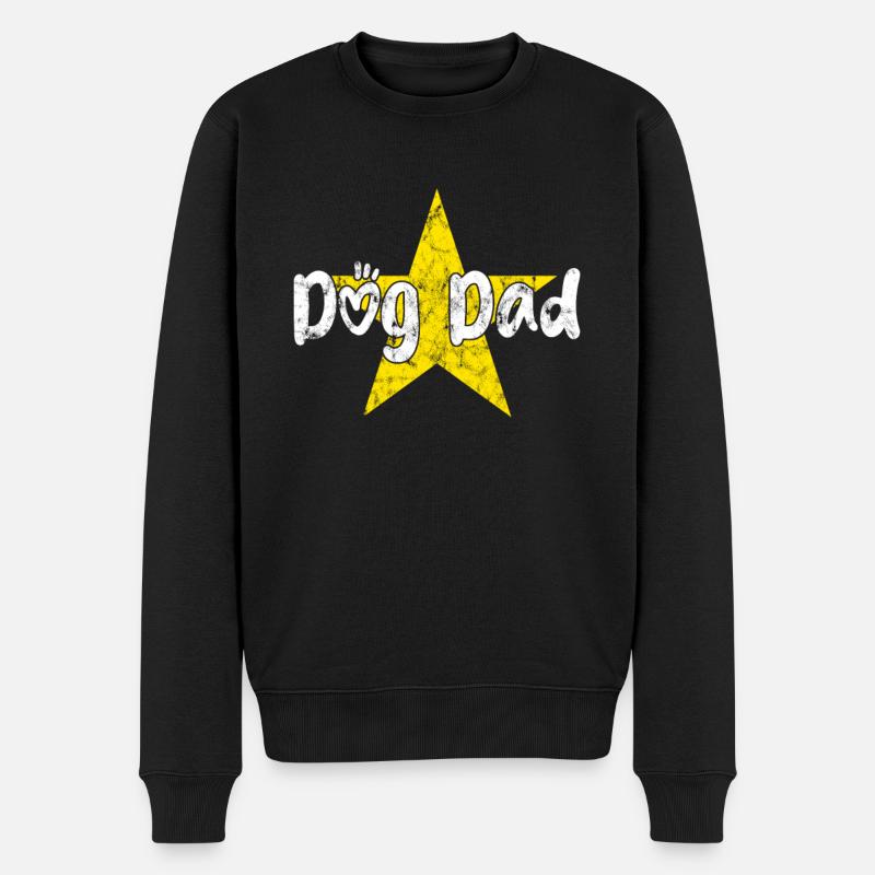 Chiens Papa - Pull Premium bio Homme - noir
