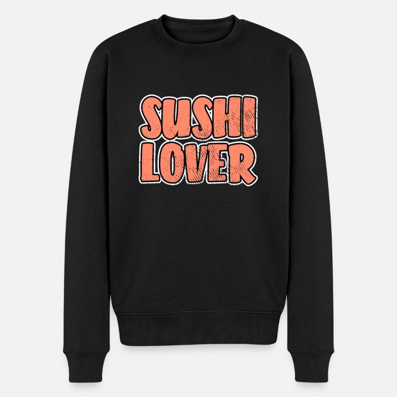 Amateurs de sushis - Pull Premium bio Homme - noir