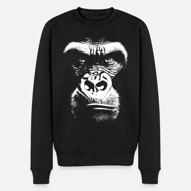 Funny Monkey T-Shirt - Pull Premium bio Homme - noir