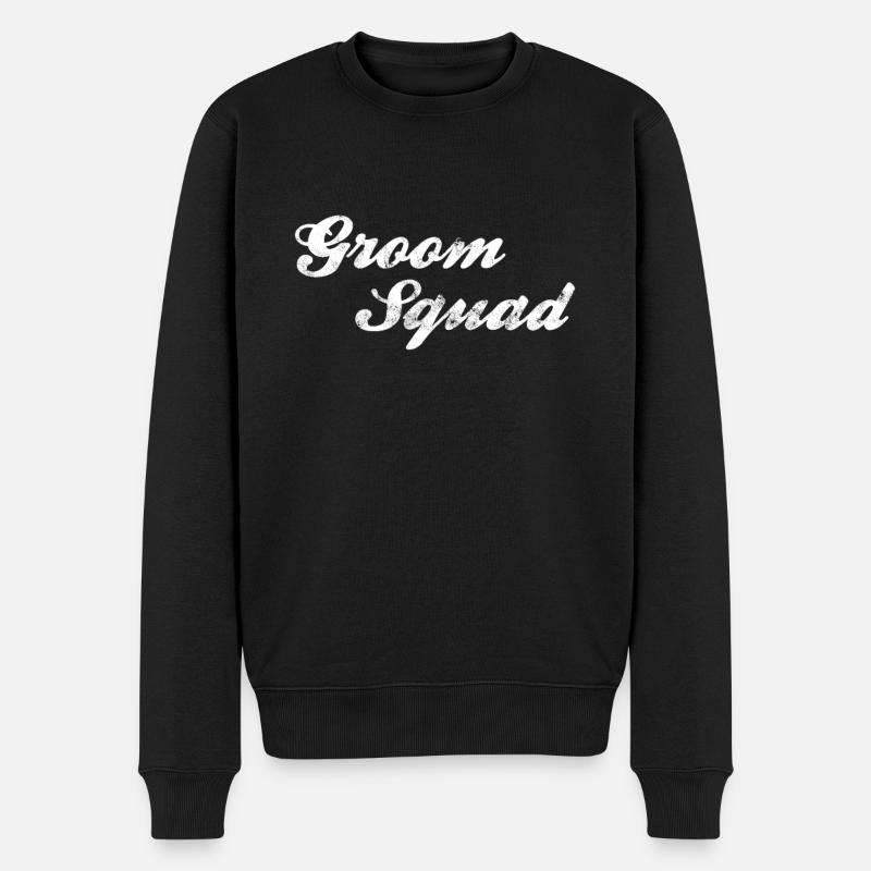 Bräutigam groom JGA - Pull Premium bio Homme - noir