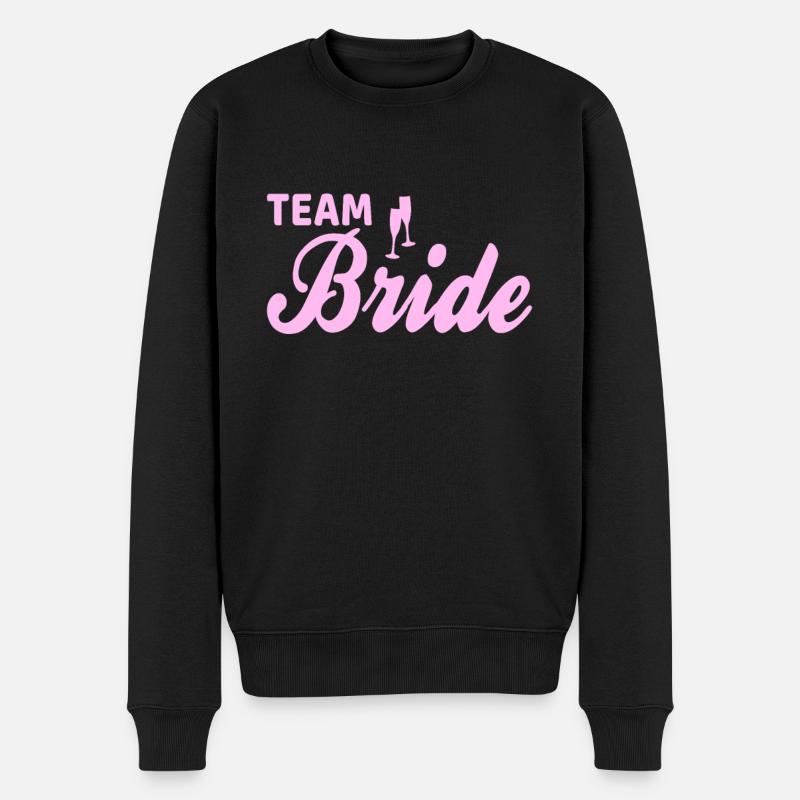 team bride Team Bride - Men's Premium Organic Jumper - black