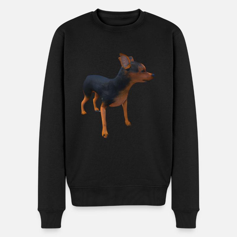 Lancashire Heeler - Männer Premium Bio Pullover - Schwarz